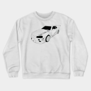 FF Skyline Black Outline Crewneck Sweatshirt